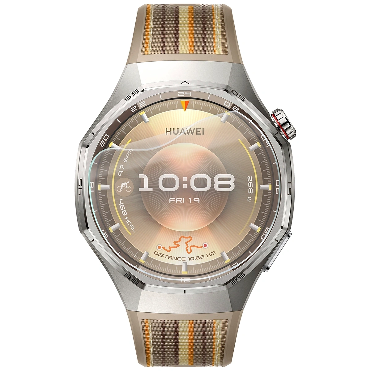 Folia matowa Bizon Glass Watch Film Sun do Huawei Watch GT6 Pro 46mm