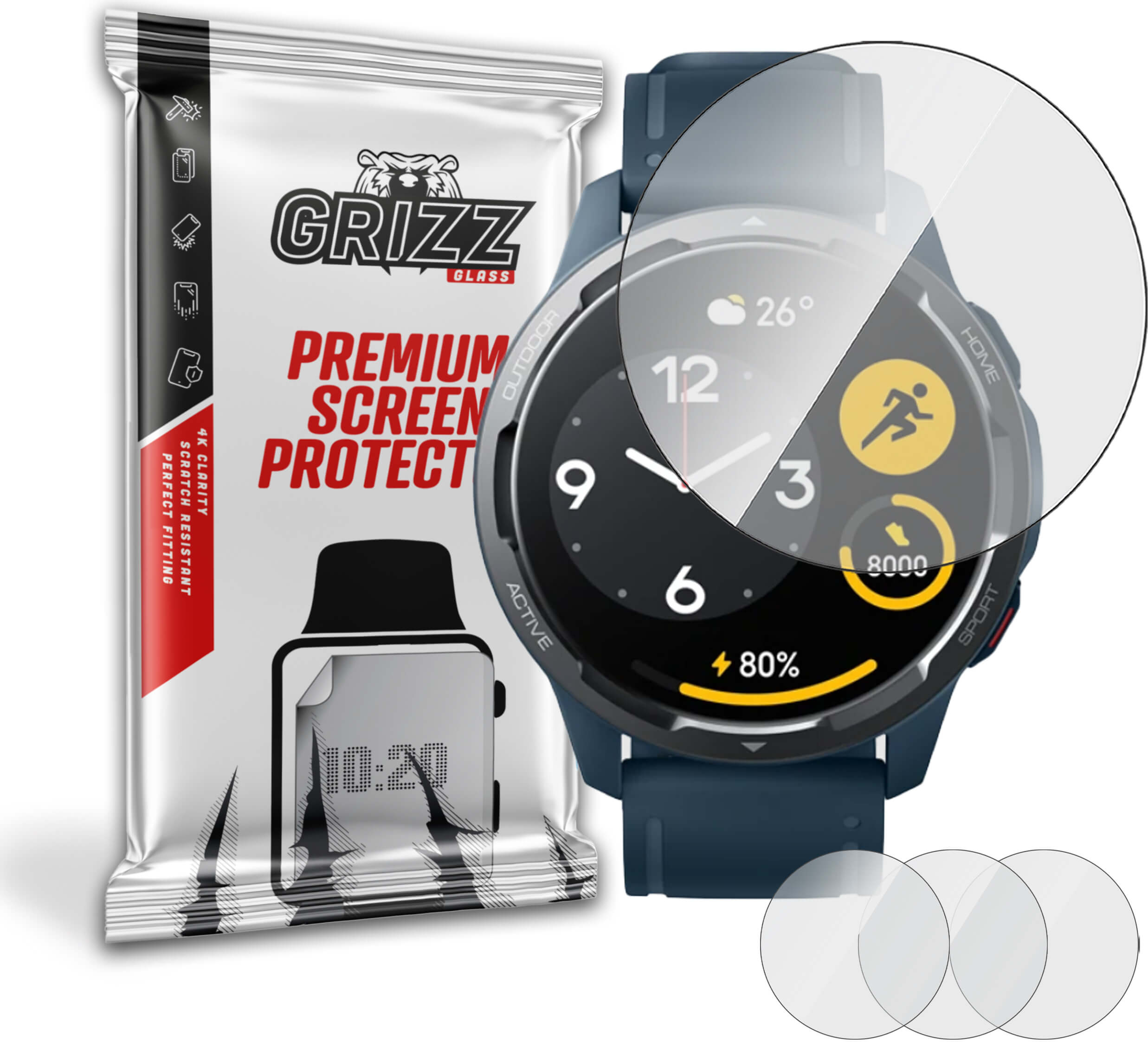 GrizzGlass Hydrofilm Xiaomi Watch Color 2