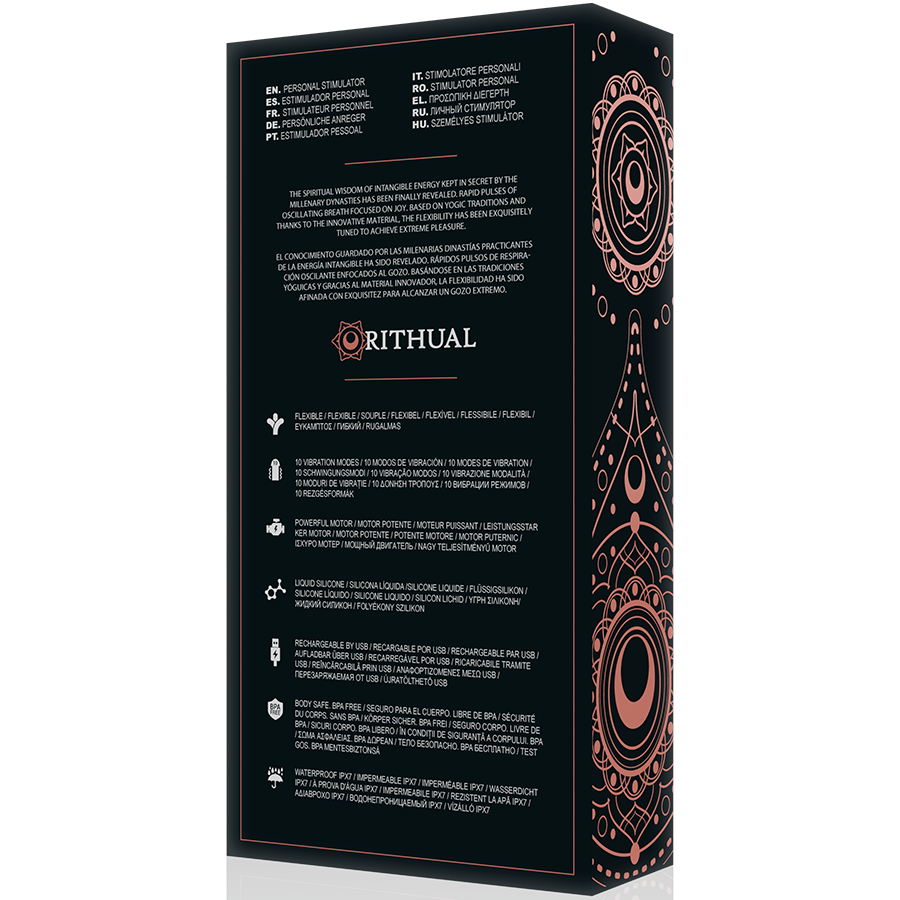 RITHUAL- KRIYA G-SPOT STIMULATOR RECHARGEABLE BLACK