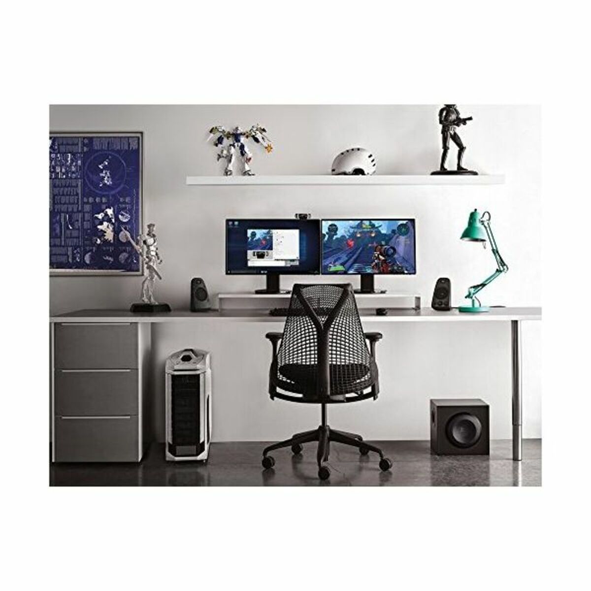 Gaming Speakers Logitech 980-001256 2.1 Black 200W Gaming Speakers Logitech 980-001256 2.1 Black 200W