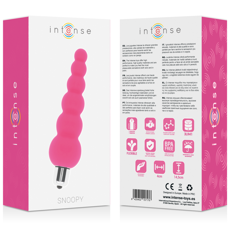 INTENSE SNOOPY 7 SPEEDS SILICONE HOT PINK