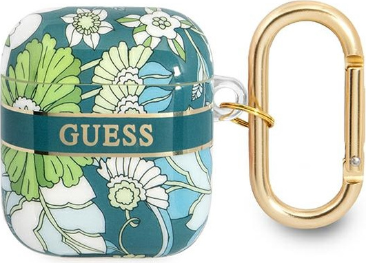 Guess GUA2HHFLN Apple AirPods green Flower Strap Collection