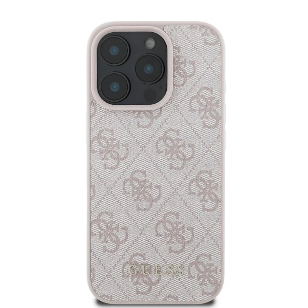Case Guess GUHCP16LG4GFPI Apple iPhone 16 Pro hardcase 4G Classic pink