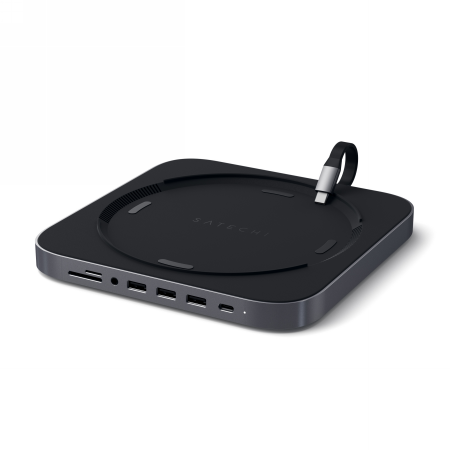 Satechi USB-C Aluminum Stand & Hub for Mac mini Space Gray
