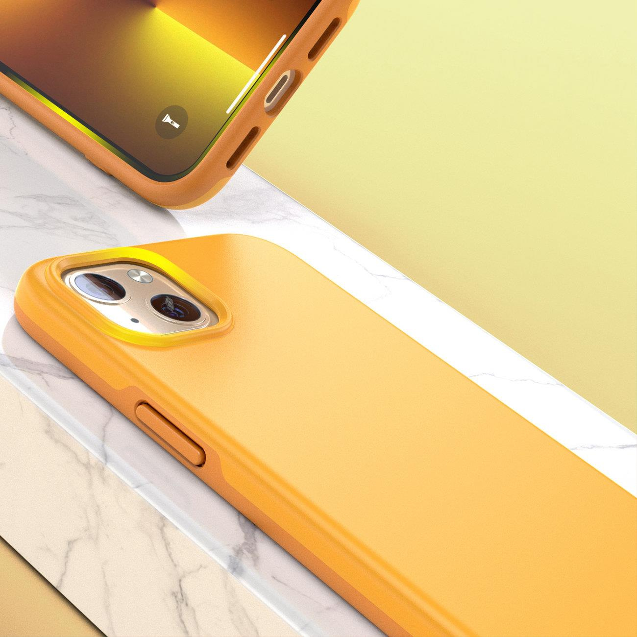 Choetech PC0112-MFM-YE MFM Anti-drop Made For MagSafe Apple iPhone 13 orange