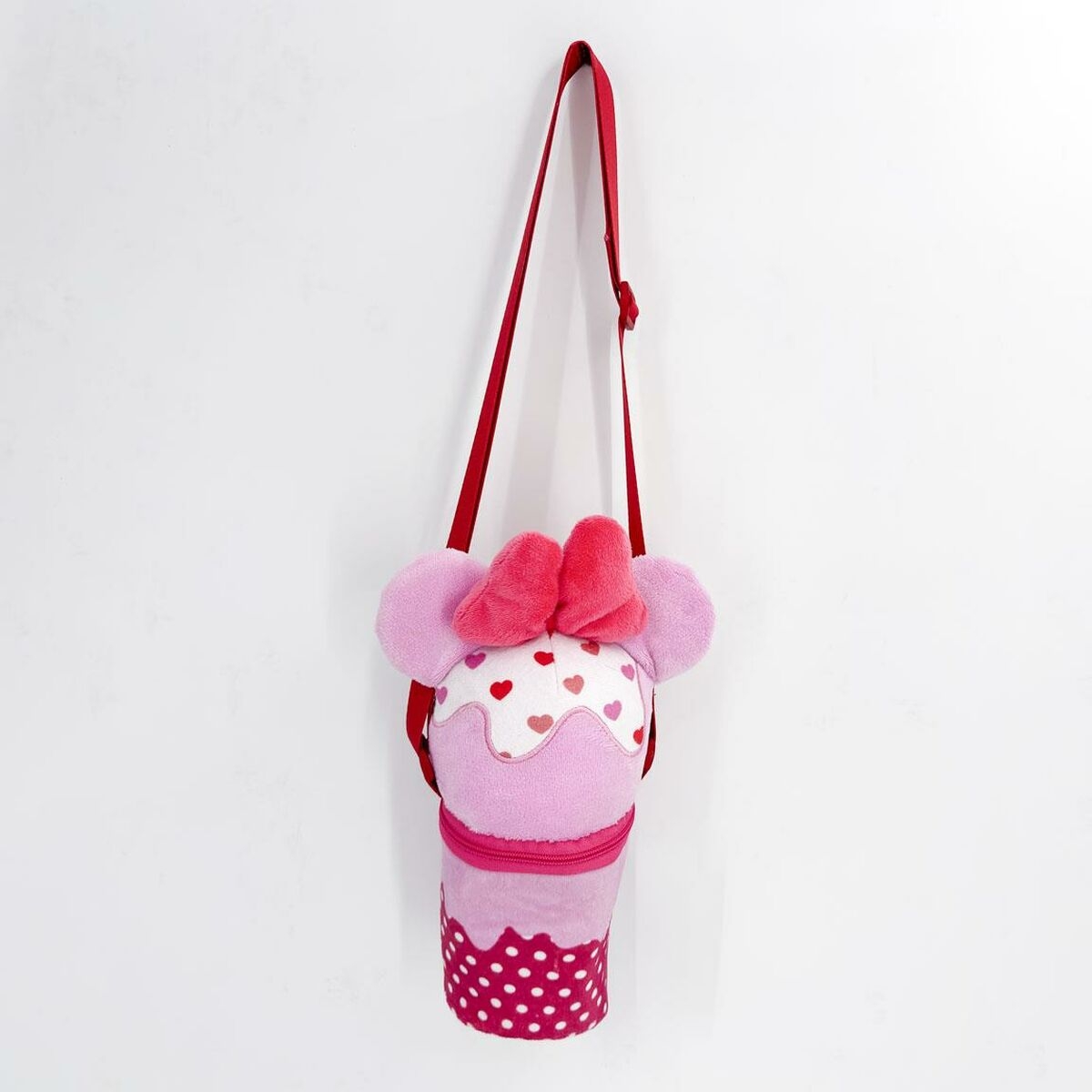 Shoulder Bag Minnie Mouse Pink 8 x 18 x 8 cm