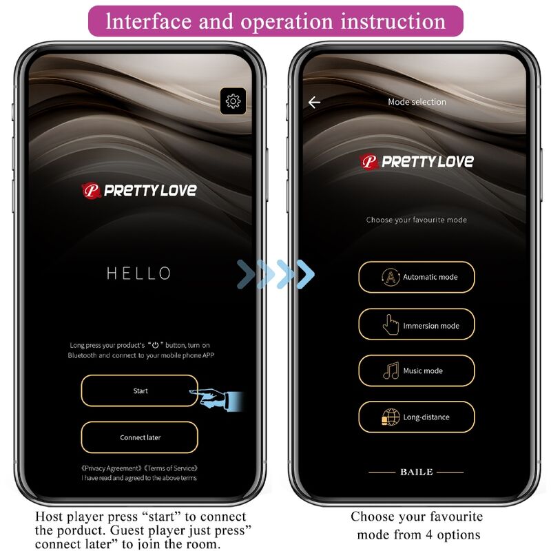 PRETTY LOVE - BILLY VIBRATION REMOTE CONTROL PURPLE - FREE APP PRETTY LOVE - BILLY VIBRATION REMOTE CONTROL PURPLE - FREE APP