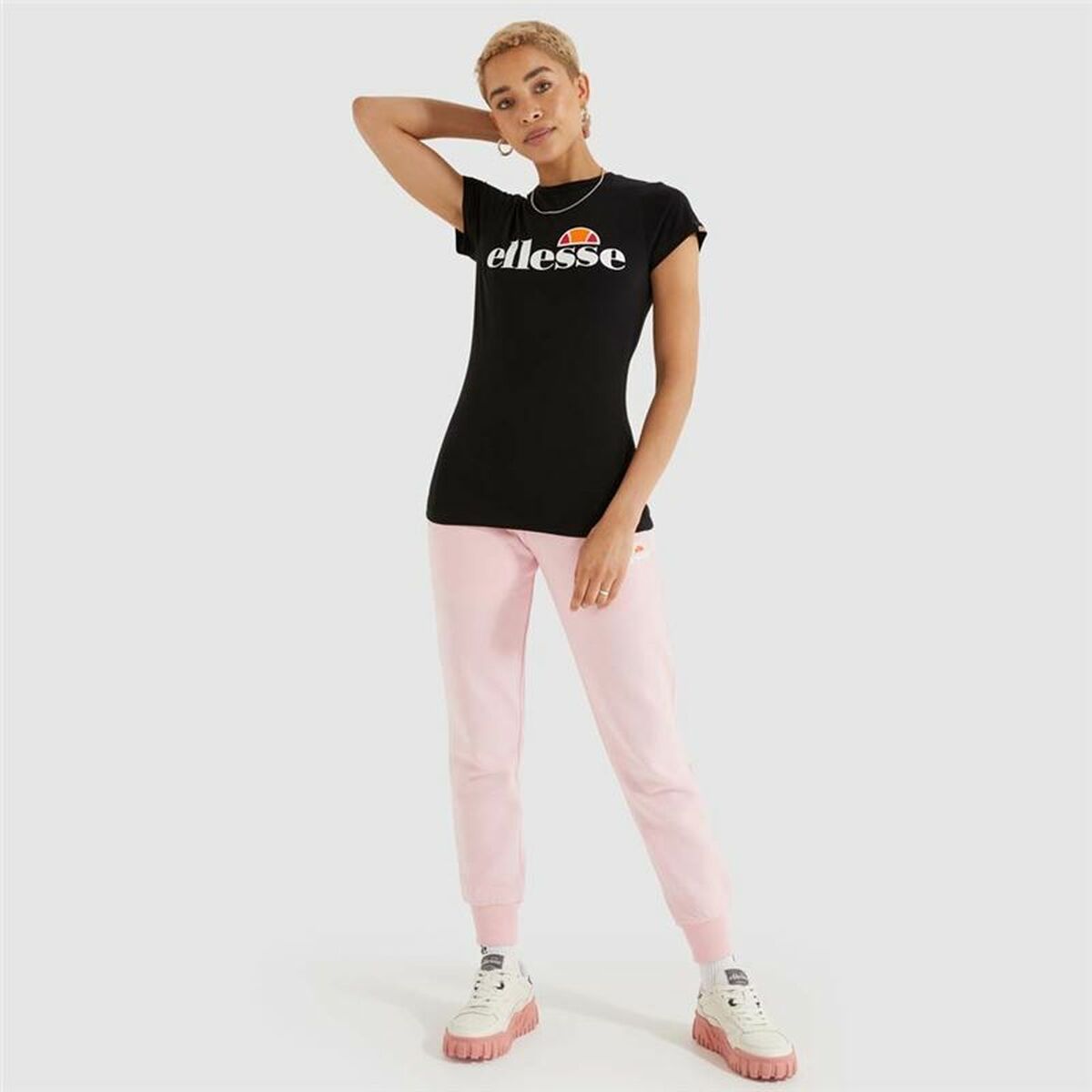 Women’s Short Sleeve T-Shirt Ellesse Hayes Black