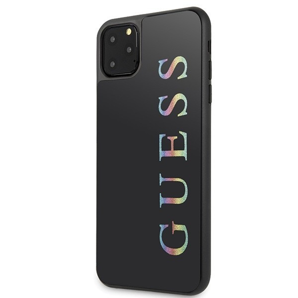 Guess GUHCN65LGMLBK iPhone 11 Pro Max /black hard case Glitter Logo