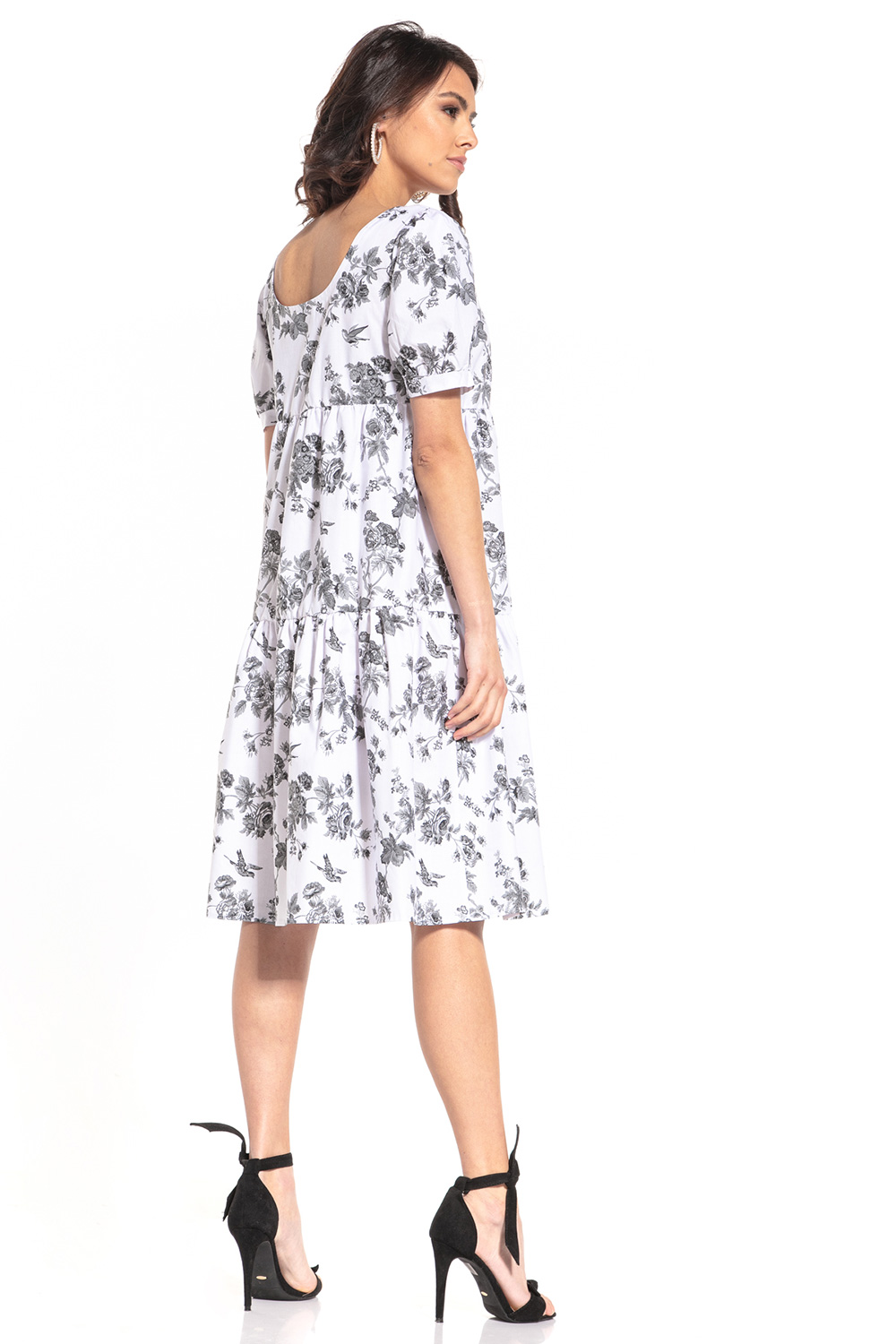 Alltagskleid model 152866 Tessita grau Damen