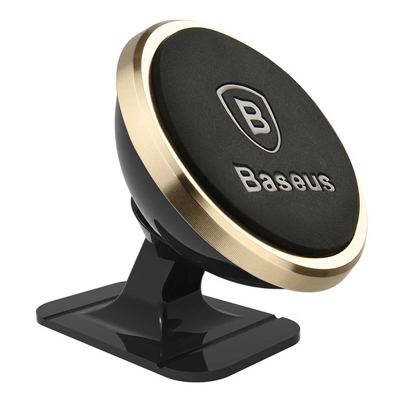 Baseus 360-degree Rotation Magnetic Car Mount Holder (gold)