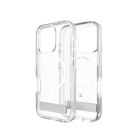 ZAGG Crystal Palace Snap Kickstand Apple iPhone 16 Pro MagSafe (clear)