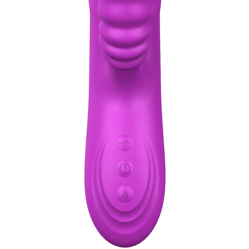 ARMONY - ANGELIA MULTIFUNCTION VIBRATOR DOUBLE TONGUE VIOLET HEAT EFFECT