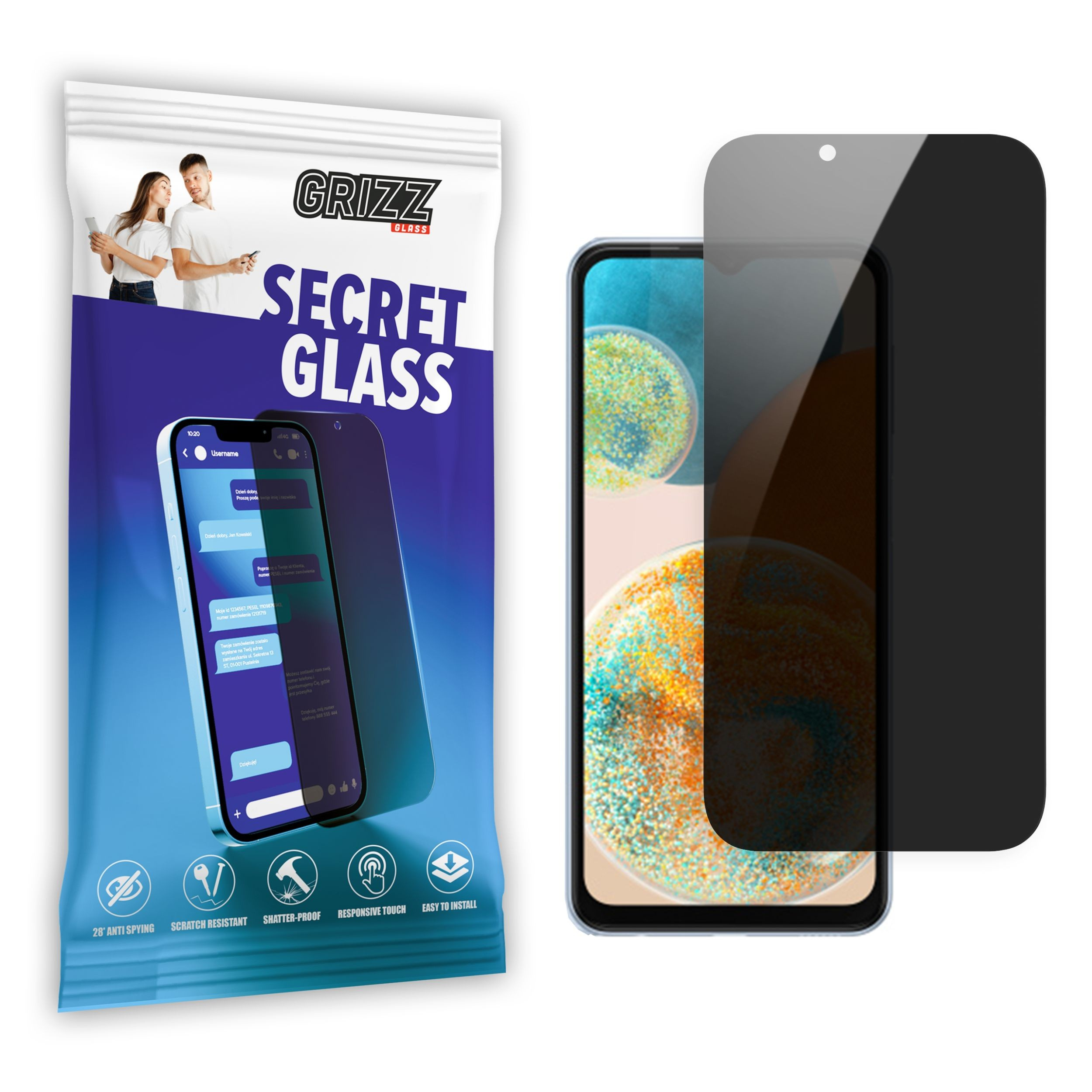 GrizzGlass SecretGlass Samsung Galaxy A23