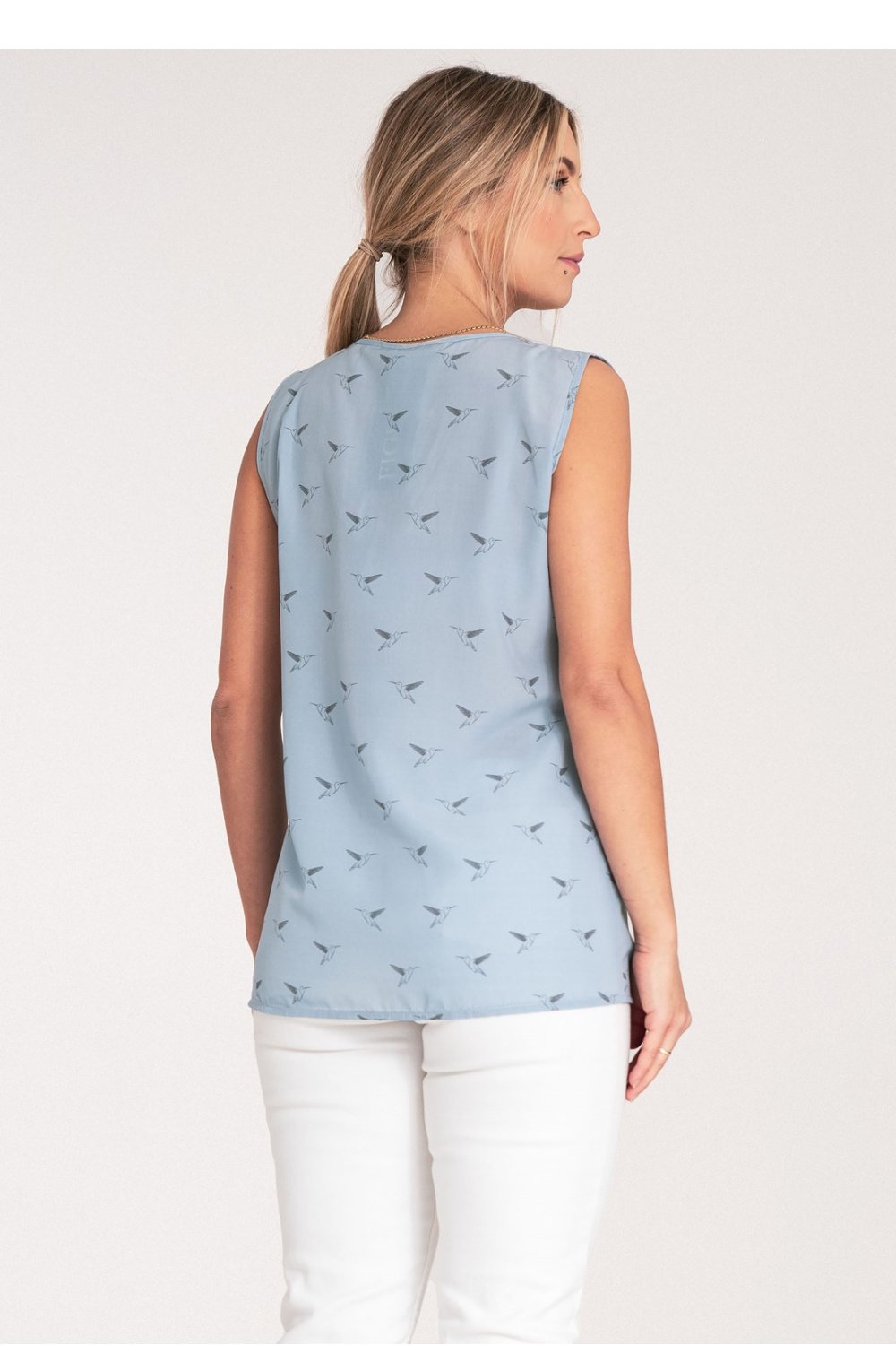  Blouse model 204315 Figl  blue