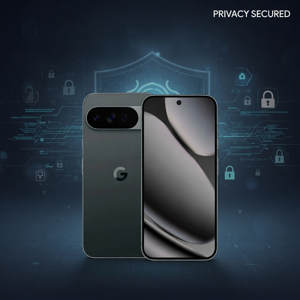 Google Pixel 10 Pro XL 1TB Privacy Set (With Case & Privacy Screen)