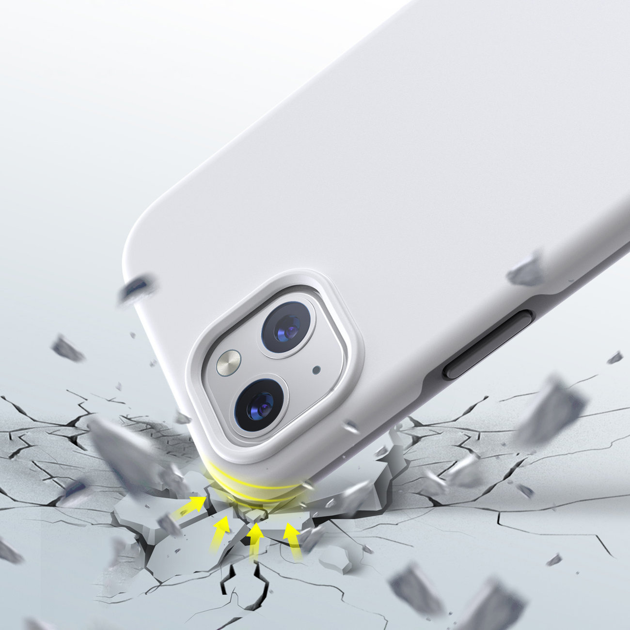 Choetech PC0111-MFM-WH MFM Anti-drop Made For MagSafe Apple iPhone 13 mini white