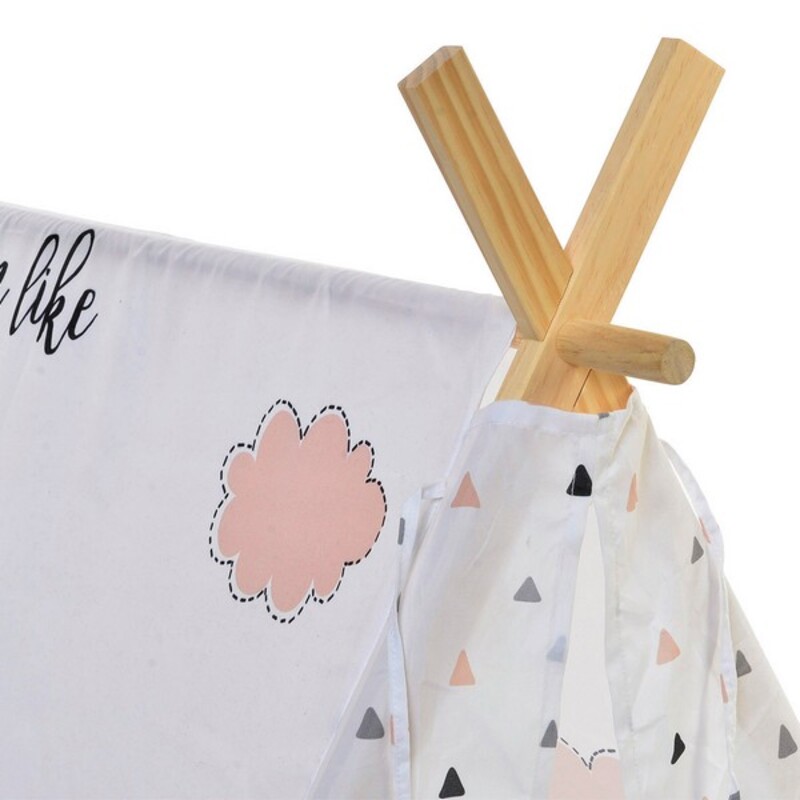 Tent DKD Home Decor Cotton Wood Unicorn (110 x 110 x 106 cm)