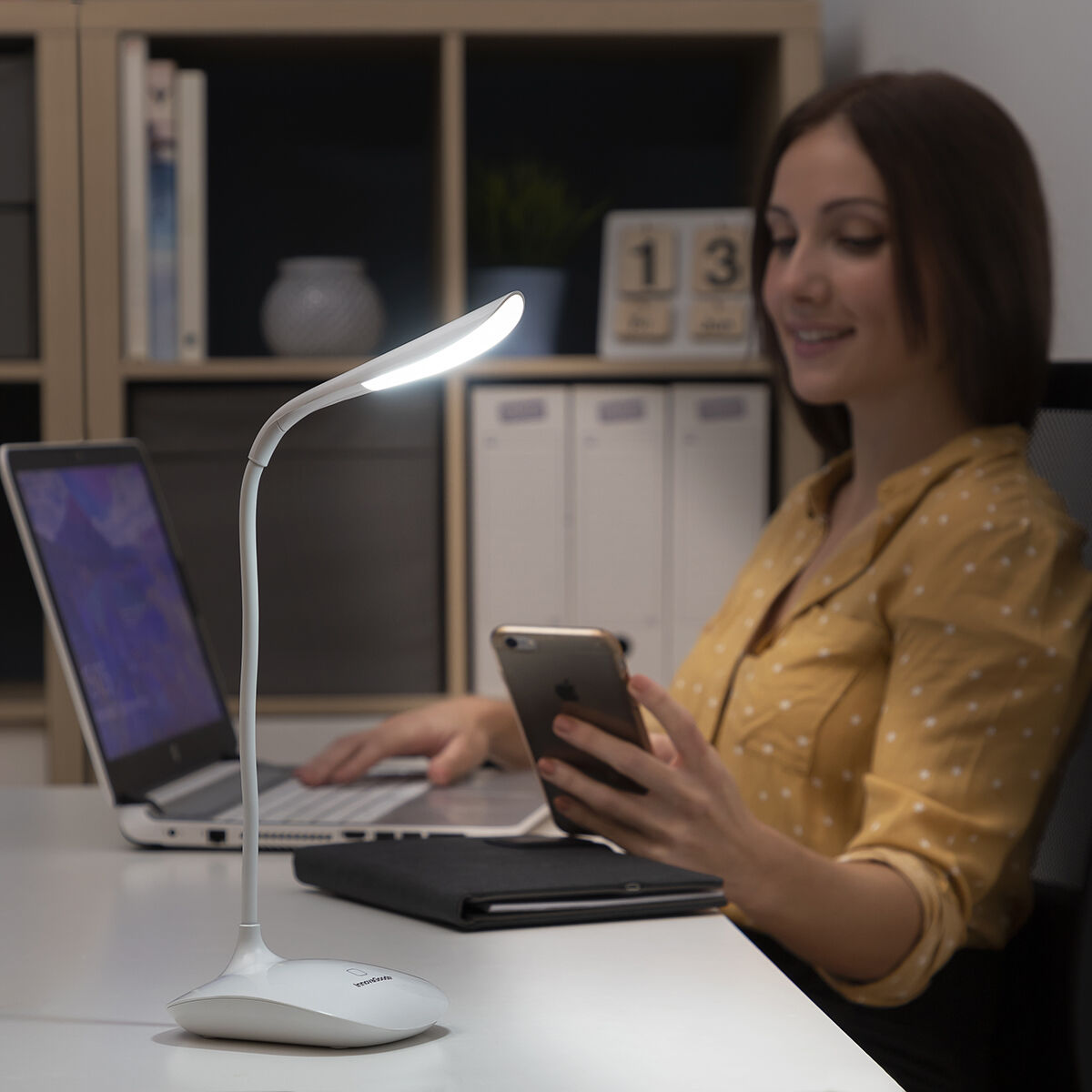 Rechargeable Touch-sensitive LED Table Lamp Lum2Go InnovaGoods Rechargeable Touch-sensitive LED Table Lamp Lum2Go InnovaGoods