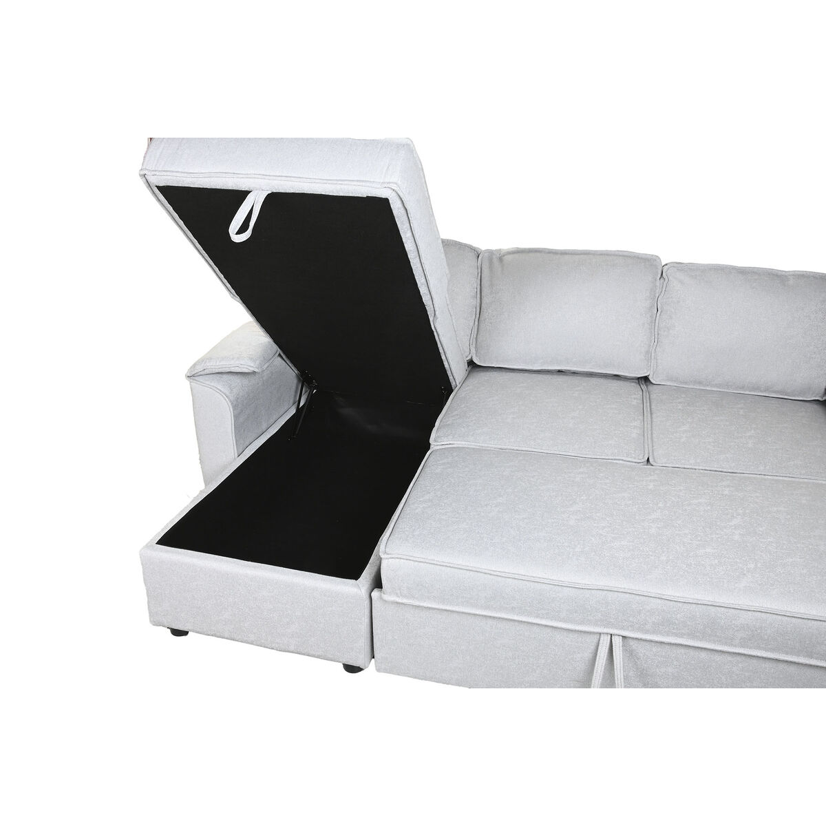 Sofabed Home ESPRIT Light grey Modern 220 x 153 x 88 cm Sofabed Home ESPRIT Light grey Modern 220 x 153 x 88 cm