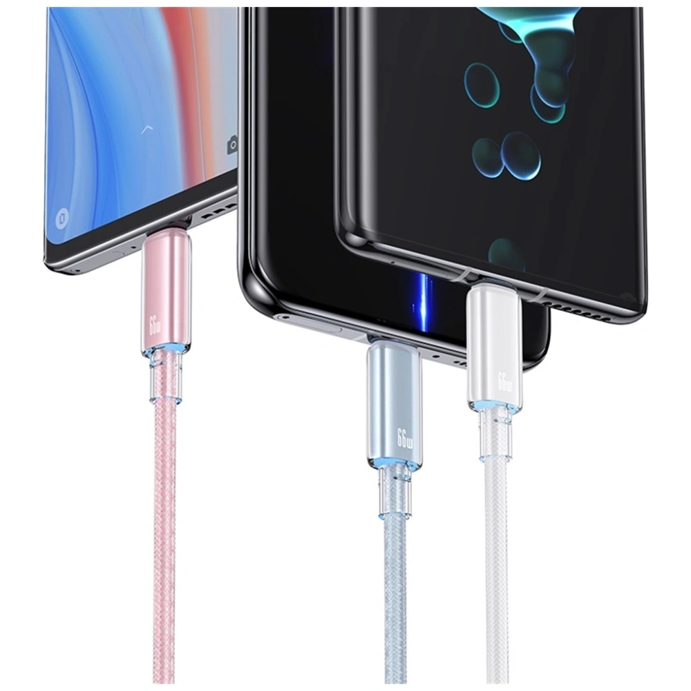 Kabel USB-A / USB-C USAMS Cloud Series US-SJ658 6A 12m niebieski