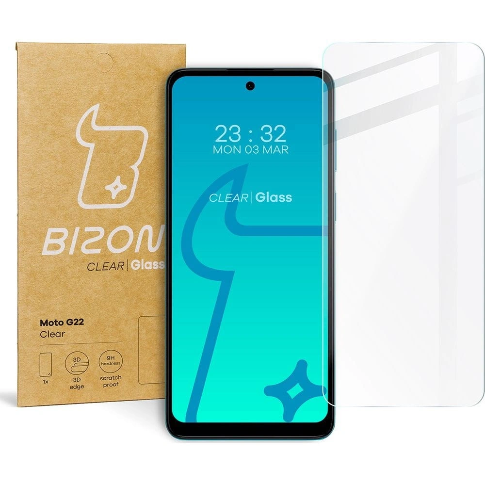 Bizon Glass Clear Motorola Moto G22