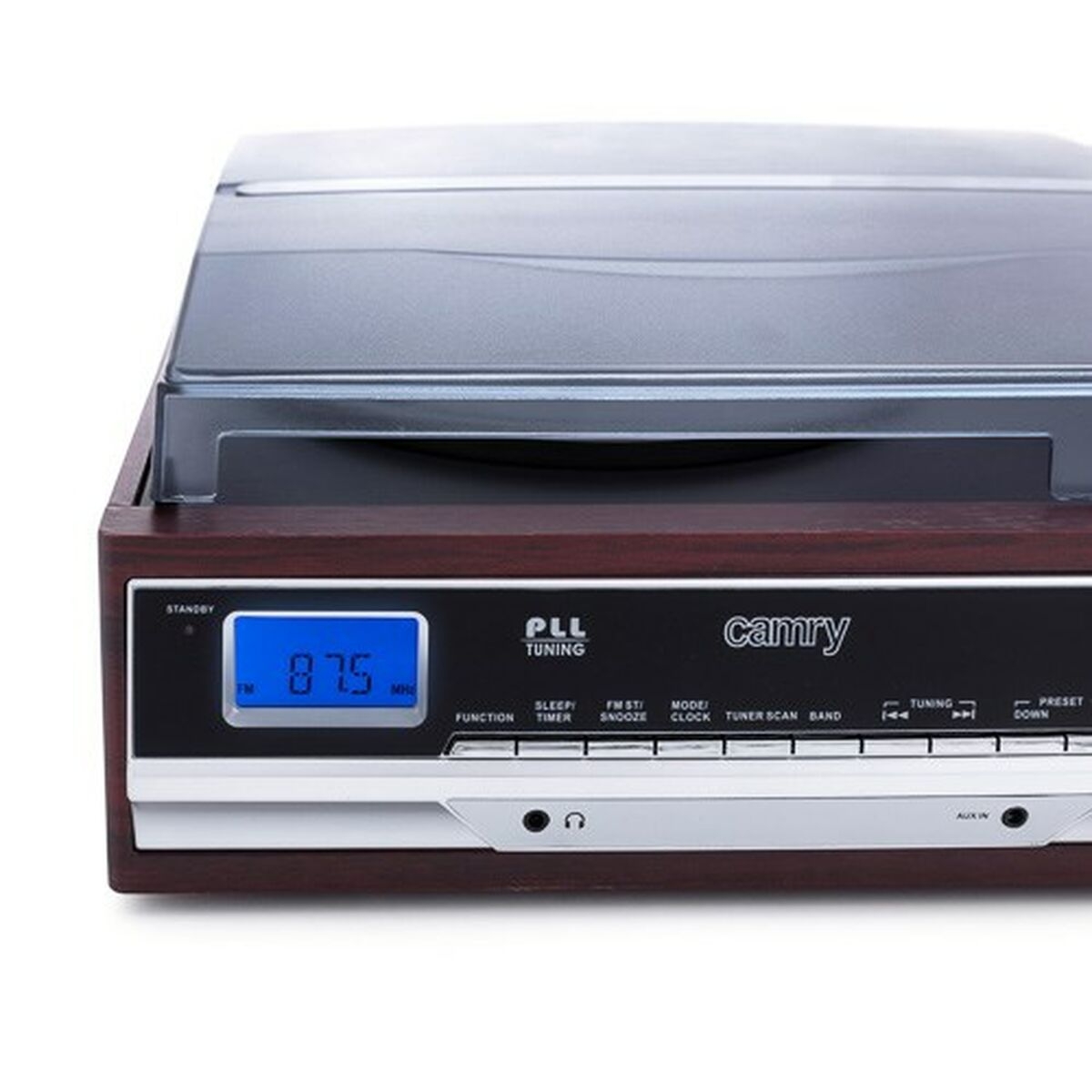 Record Player Adler CR1113 Black Wood Chrome