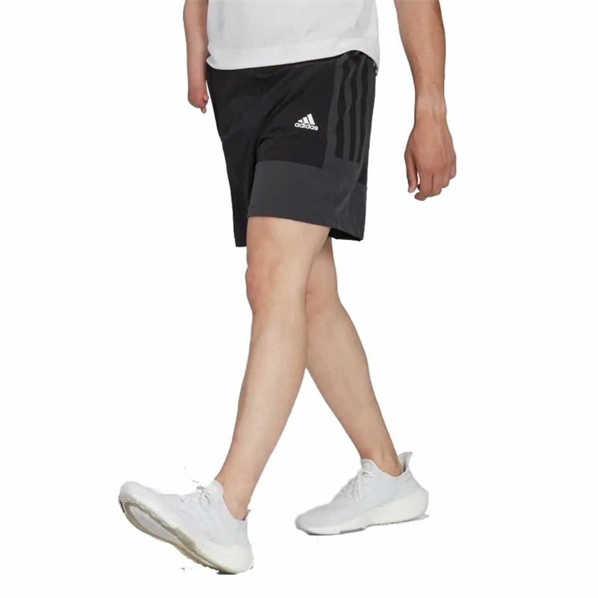 Men's Sports Shorts Adidas Colourblock  Black