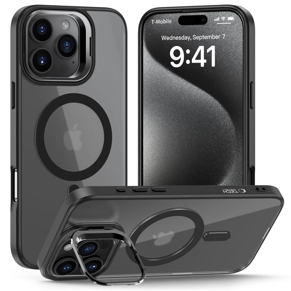 Tech-Protect Magstand MagSafe Apple iPhone 15 Pro Matte Black