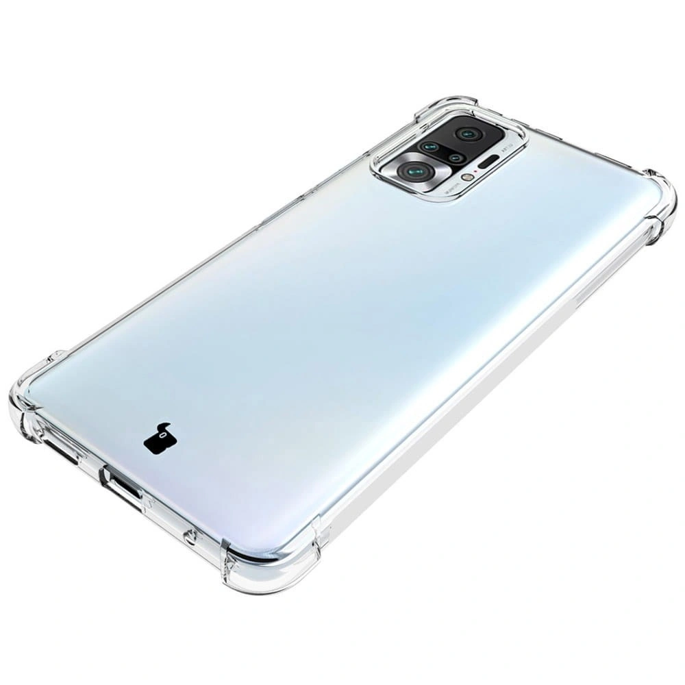 Bizon Case Clear Pack case + 2x screen glass + lens glass Xiaomi Redmi Note 10 Pro clear