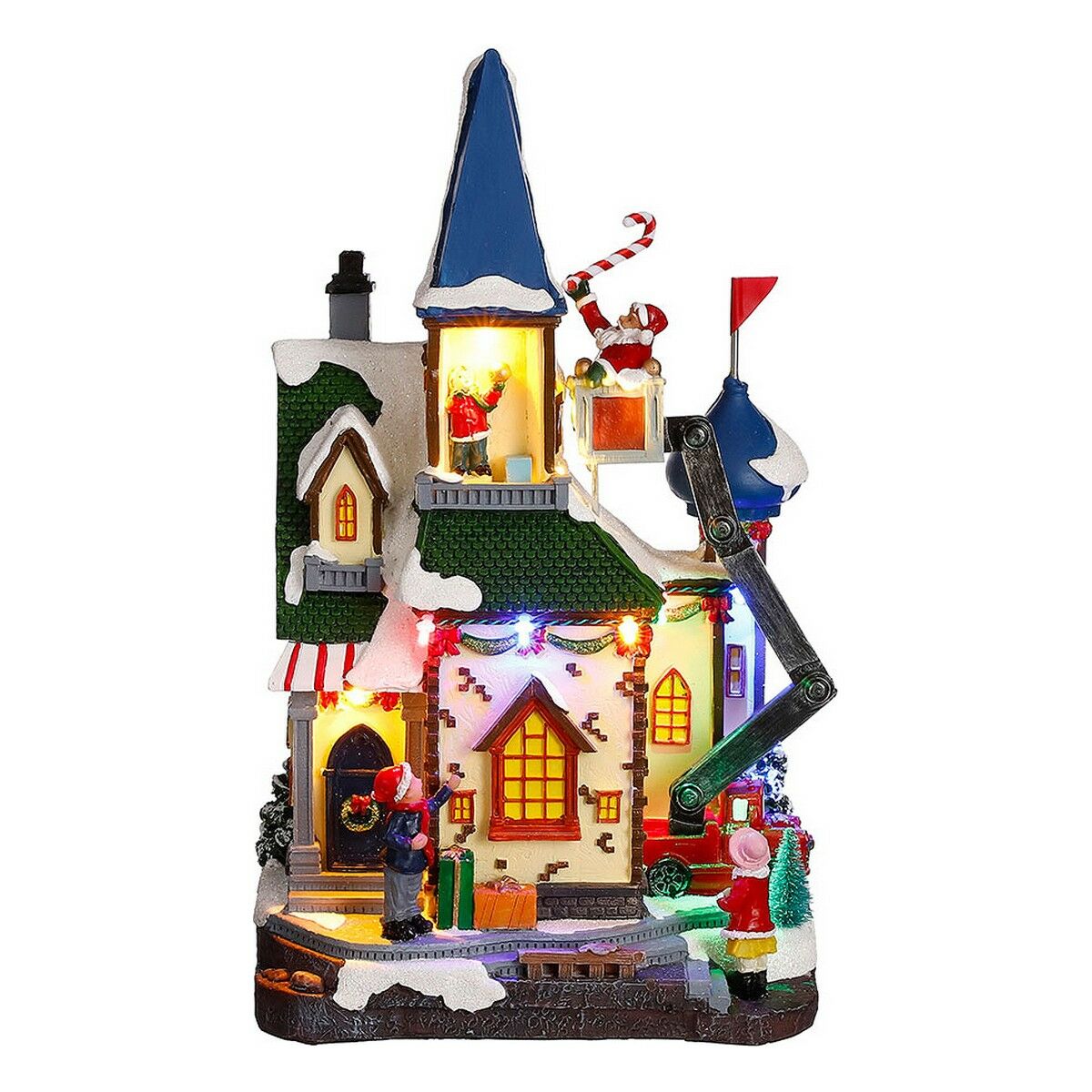 Christmas bauble Light Scene House (20,5 x 14,5 x 34 cm)