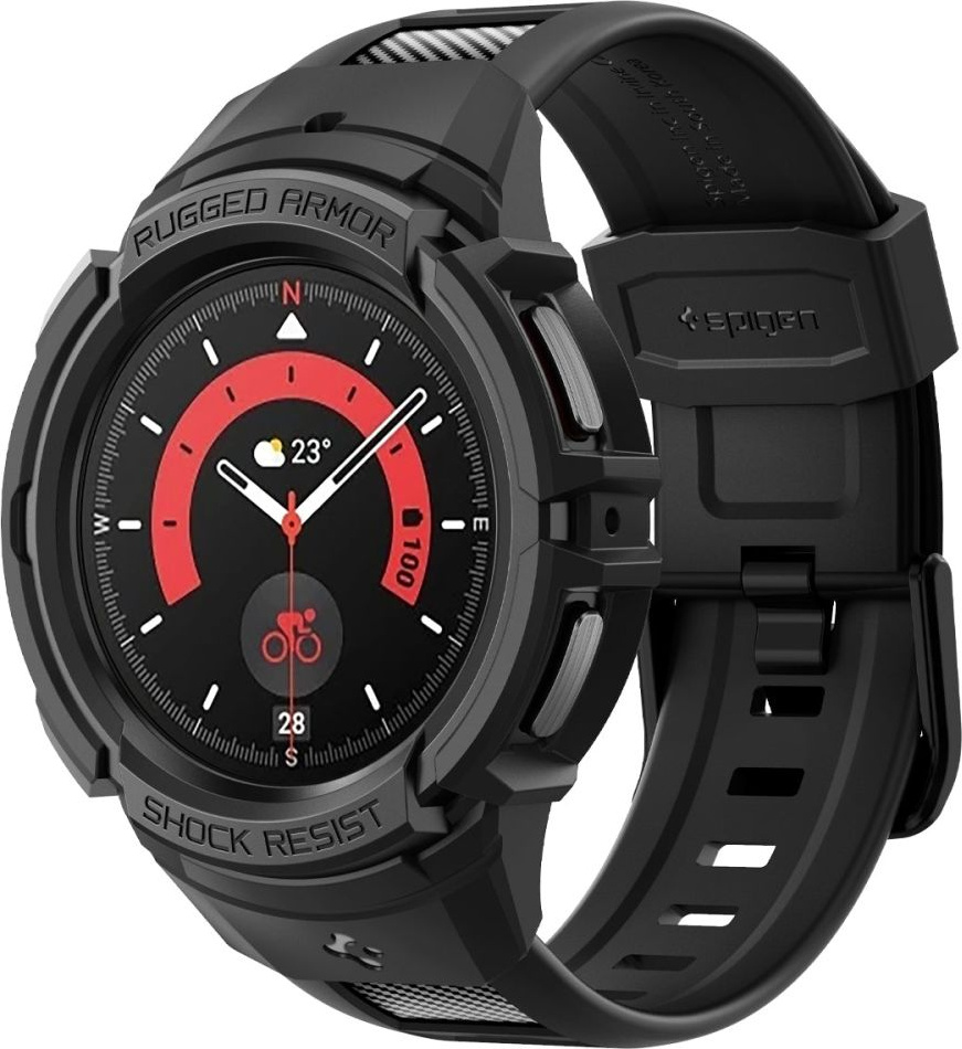 Spigen Rugged Armor Pro Samsung Galaxy Watch 5 Pro 45mm Black
