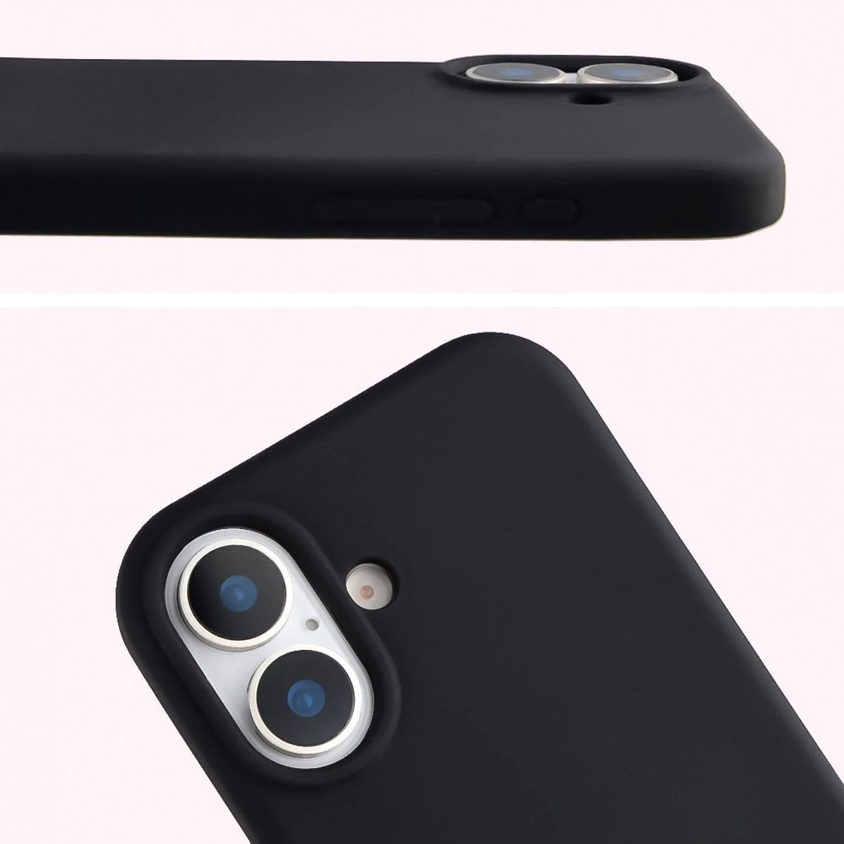 Silikonowe etui Bizon Soft Case do Apple iPhone 17 czarne
