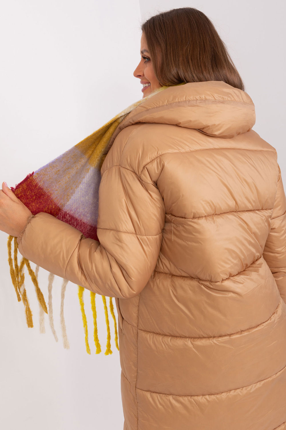  Shawl model 191730 AT  yellow