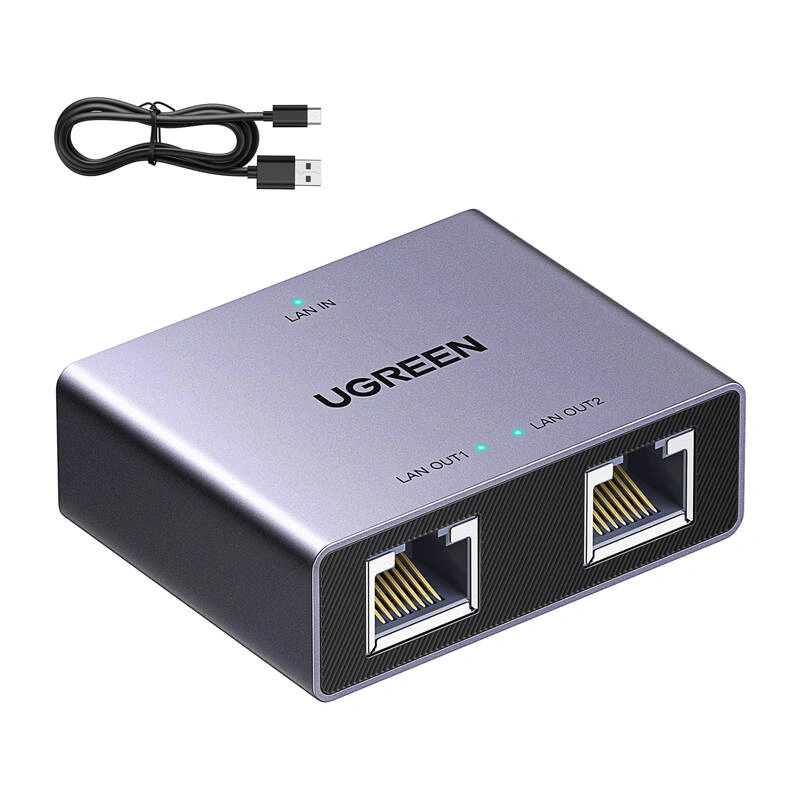 UGREEN NW301 ethernet splitter adapter (1x2)