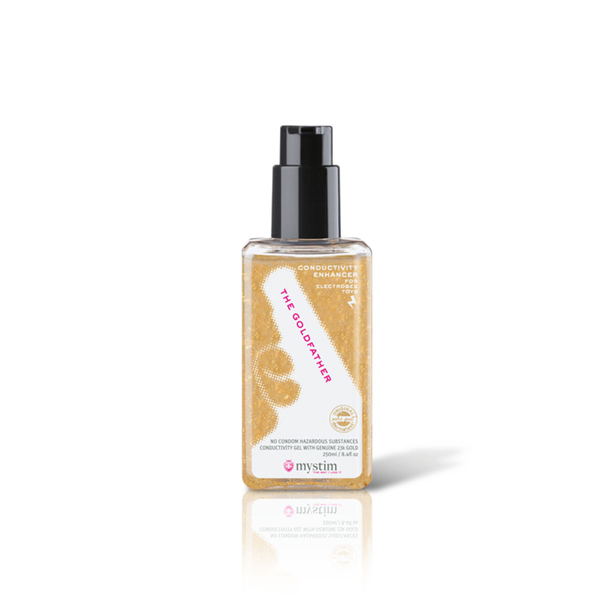Slide Waterbased Lubricant Mystim The Goldfather Conductive