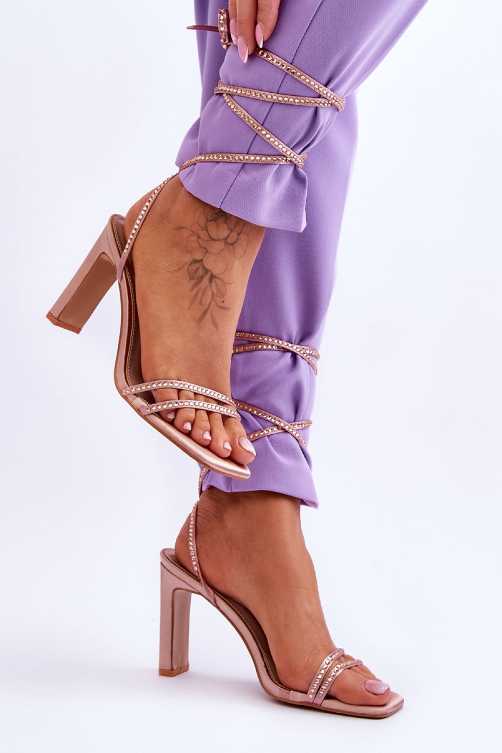 Strappy sandals model 179622 Step in style  beige