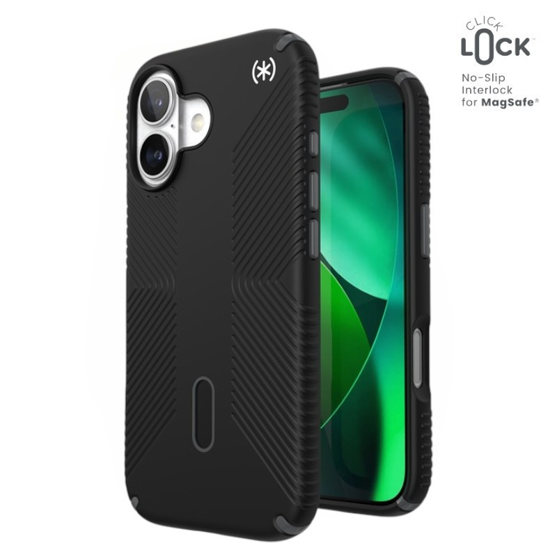 Etui Speck Presidio2 Grip ClickLock & MagSafe do Apple iPhone 17 (Black / Slate Grey / White)