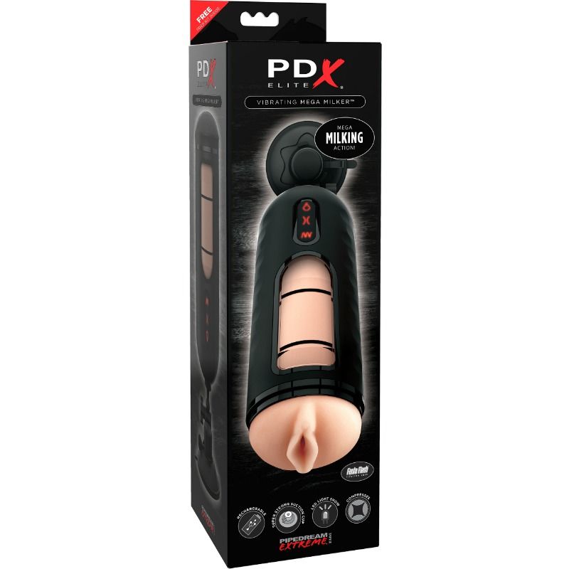 PDX ELITE VIBRATING MEGA MILKER