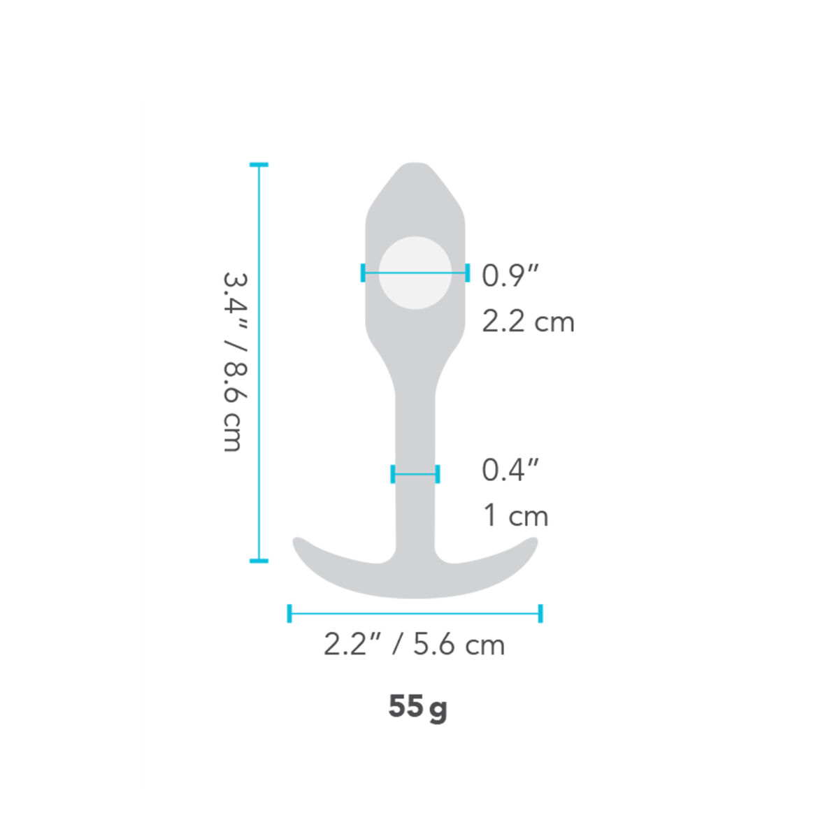 Anal plug B-Vibe Violet Anal plug B-Vibe Violet
