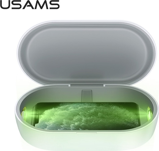 USAMS UV Sterilizer With Wireless Charging 10W white ZB138XDJ01 (US-ZB138)