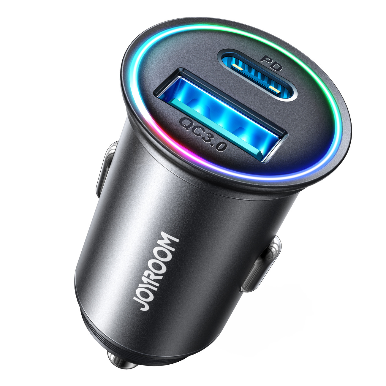 Joyroom JR-CCN04 car charger 60W USB-A, USB-C black