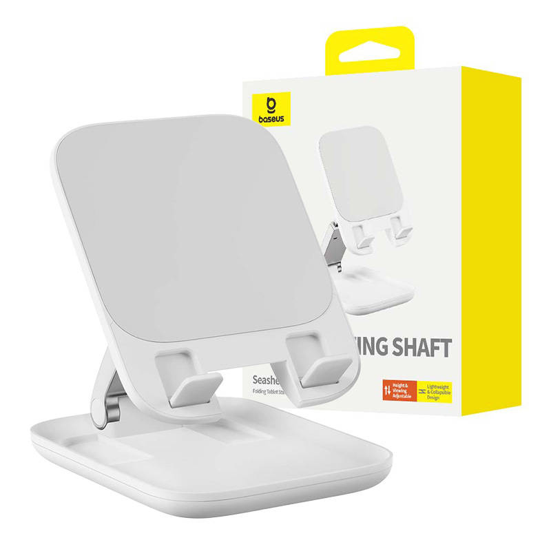 Baseus Seashell folding phone/tablet stand (white)