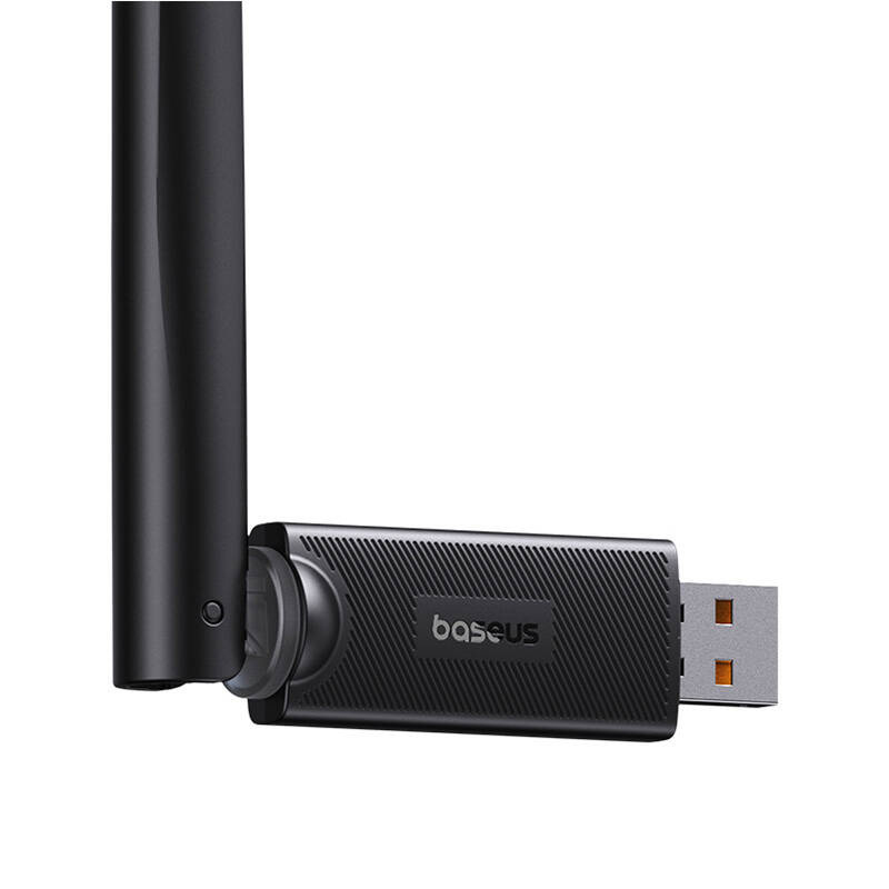 Baseus FastJoy 650Mbps WiFi adapter with antenna black