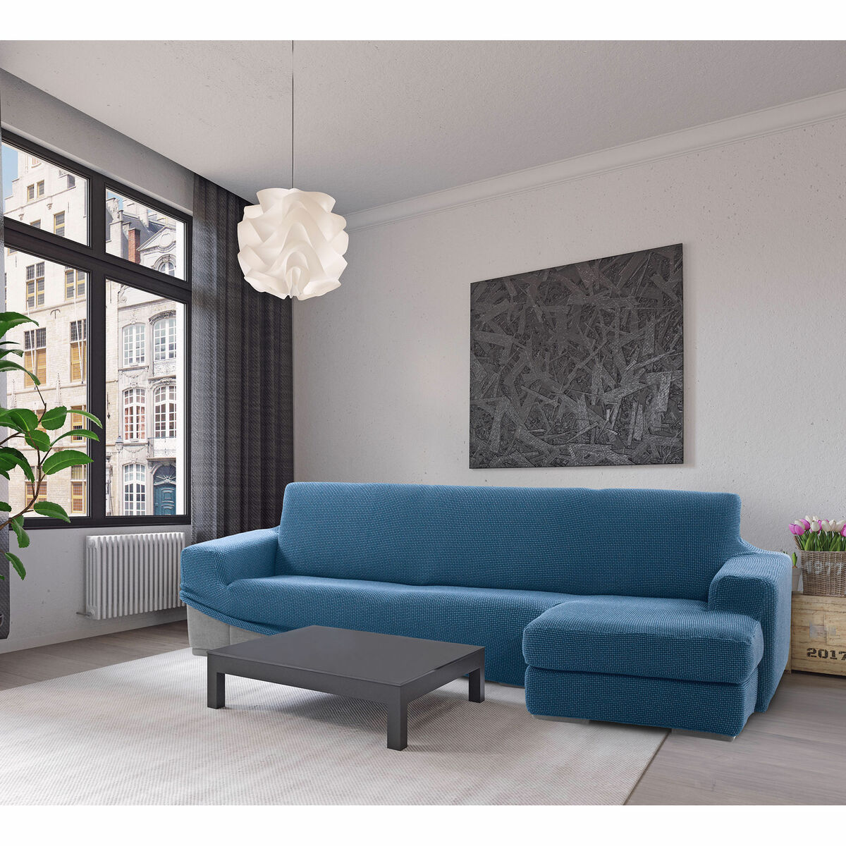 Chaise longue cover with short right arm Sofaskins NIAGARA 210 - 340 cm Chaise longue cover with short right arm Sofaskins NIAGARA 210 - 340 cm