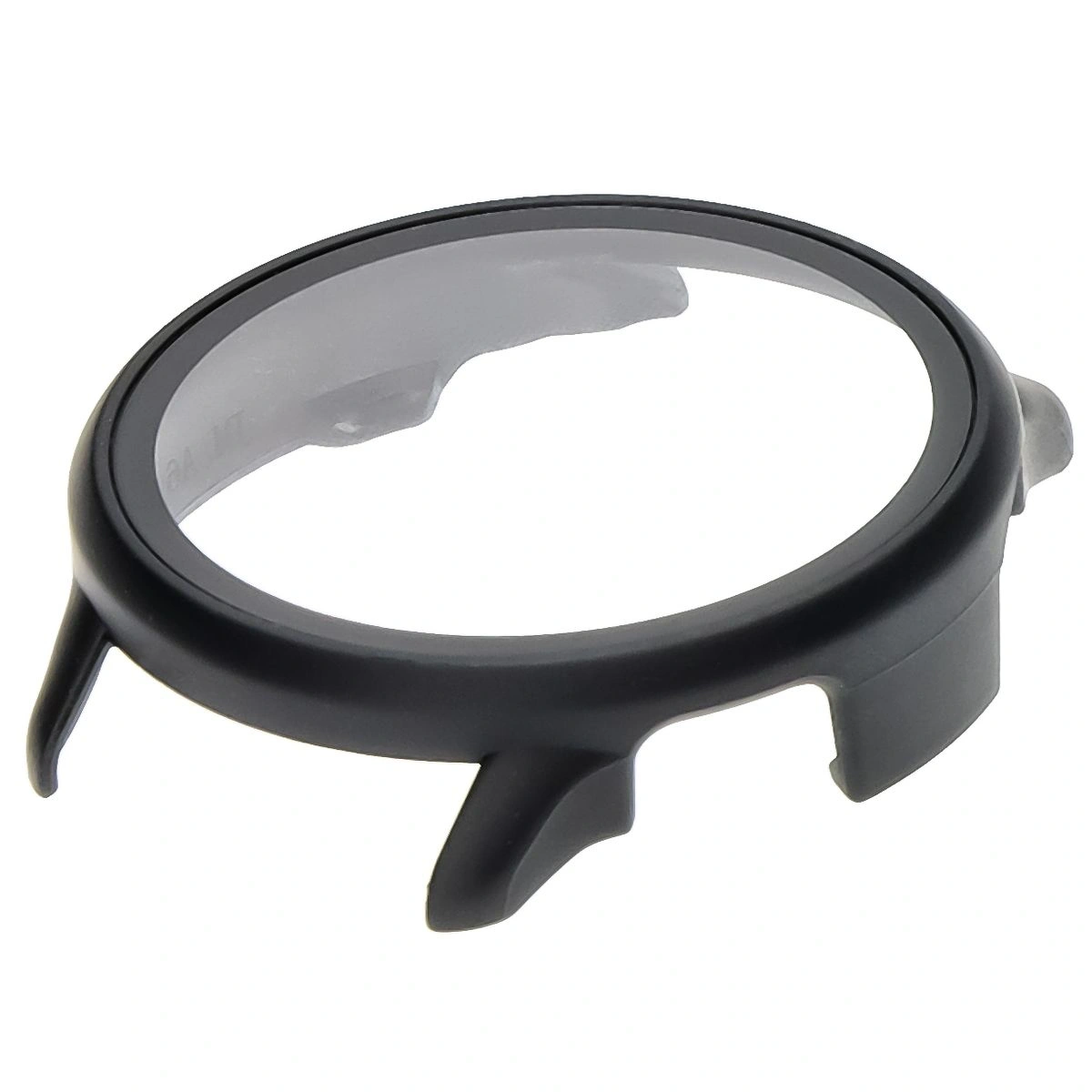 Etui ze szkłem do zegarka Bizon Case+Glass Watch do Garmin Vivoactive 6 czarne matowe