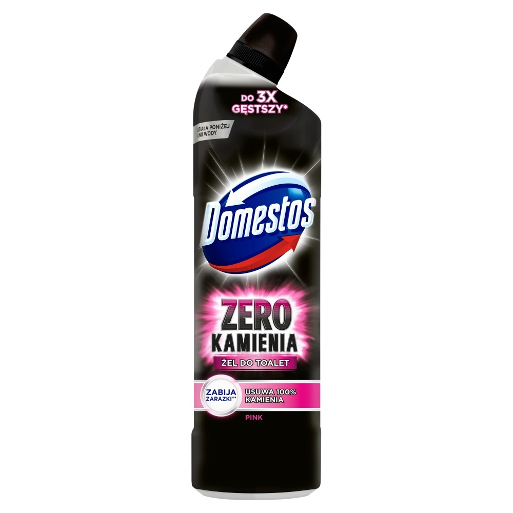 Domestos Zero Kamienia Żel do toalet Pink 750 ml