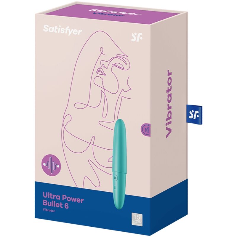 SATISFYER ULTRA POWER BULLET 6 - TURQUOISE