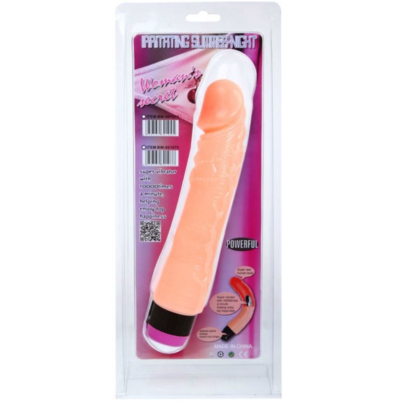 REALISTIC AND FLEXIBLE VIBRATOR FLESH 24 CM