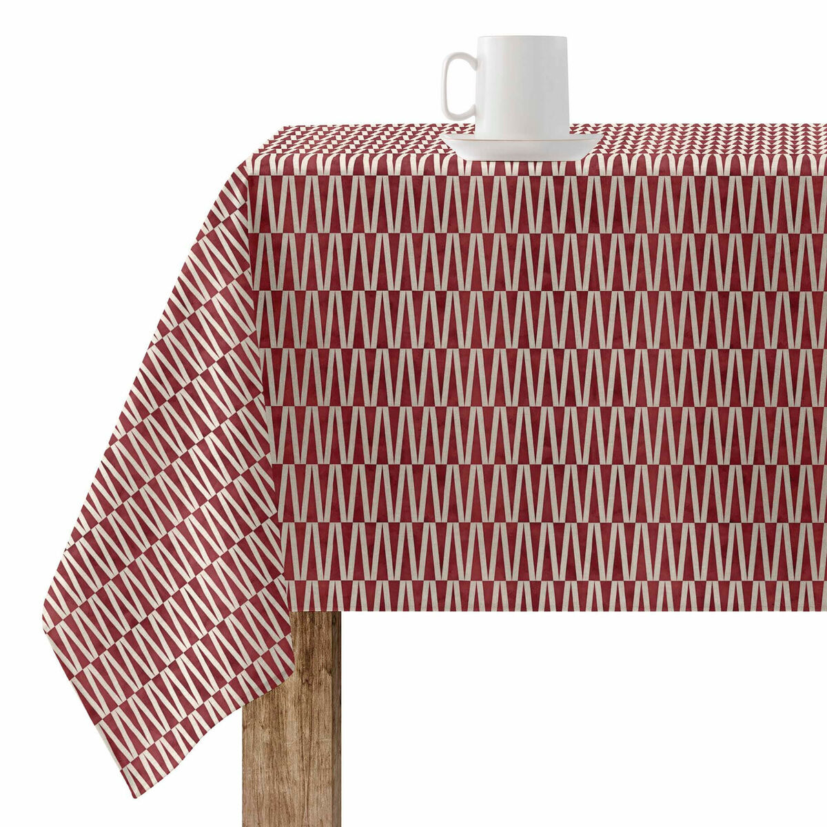 Tablecloth Belum Burgundy 300 x 155 cm